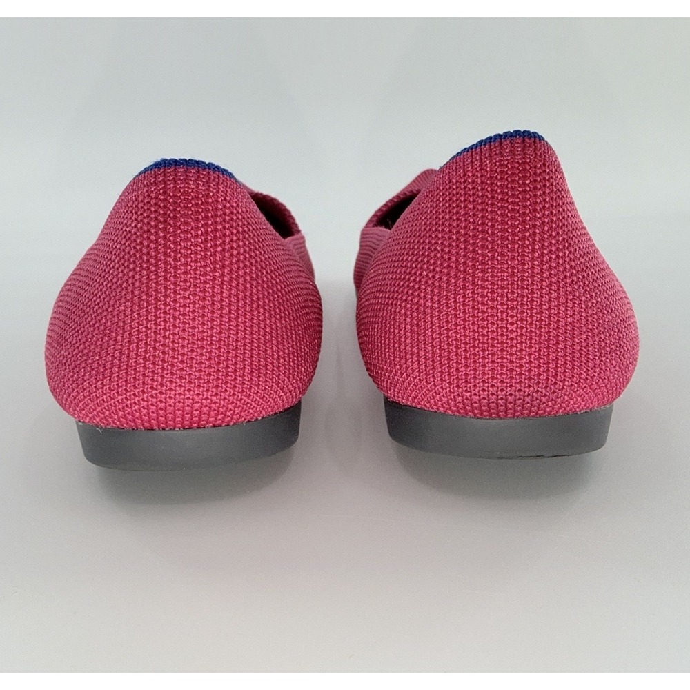 Rothy's The Point Flats Hot Pink Barbiecore Dopamine Modern Preppy Balletcore - Picture 5 of 14